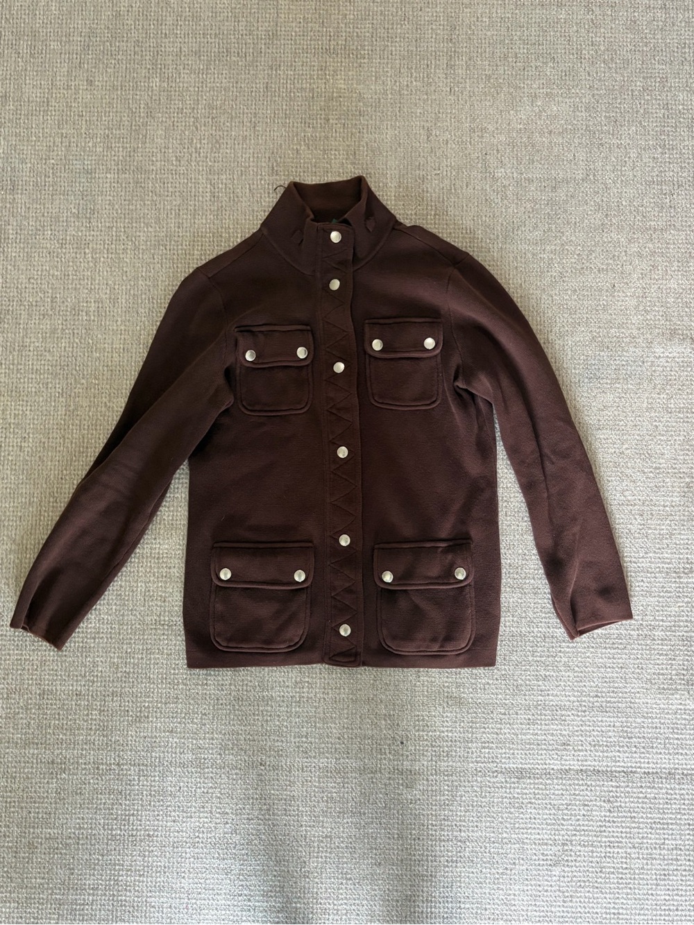Ralph Lauren Dark Brown Military-Style Field Jacket